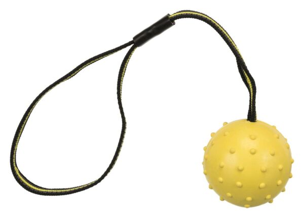 Hundeleke Sporting Ball Naturgummi m/ snor